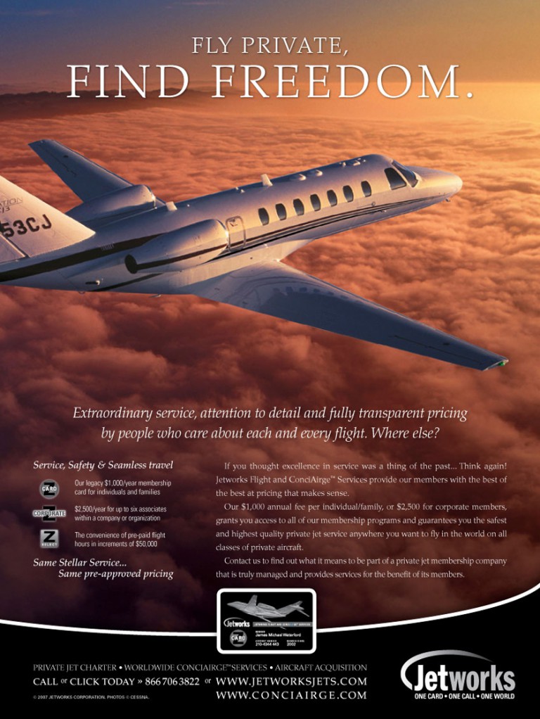 Jetworks Corporation Advertisement