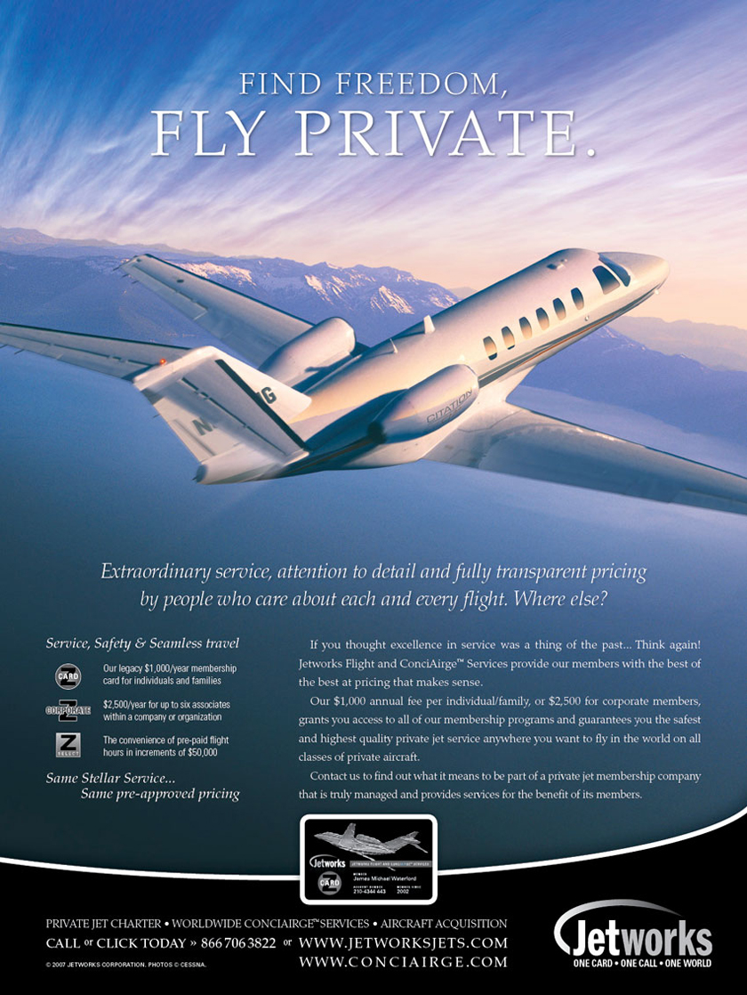 Jetworks Corporation Advertisement