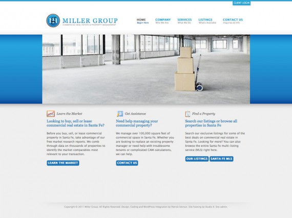 Miller Group Web Site
