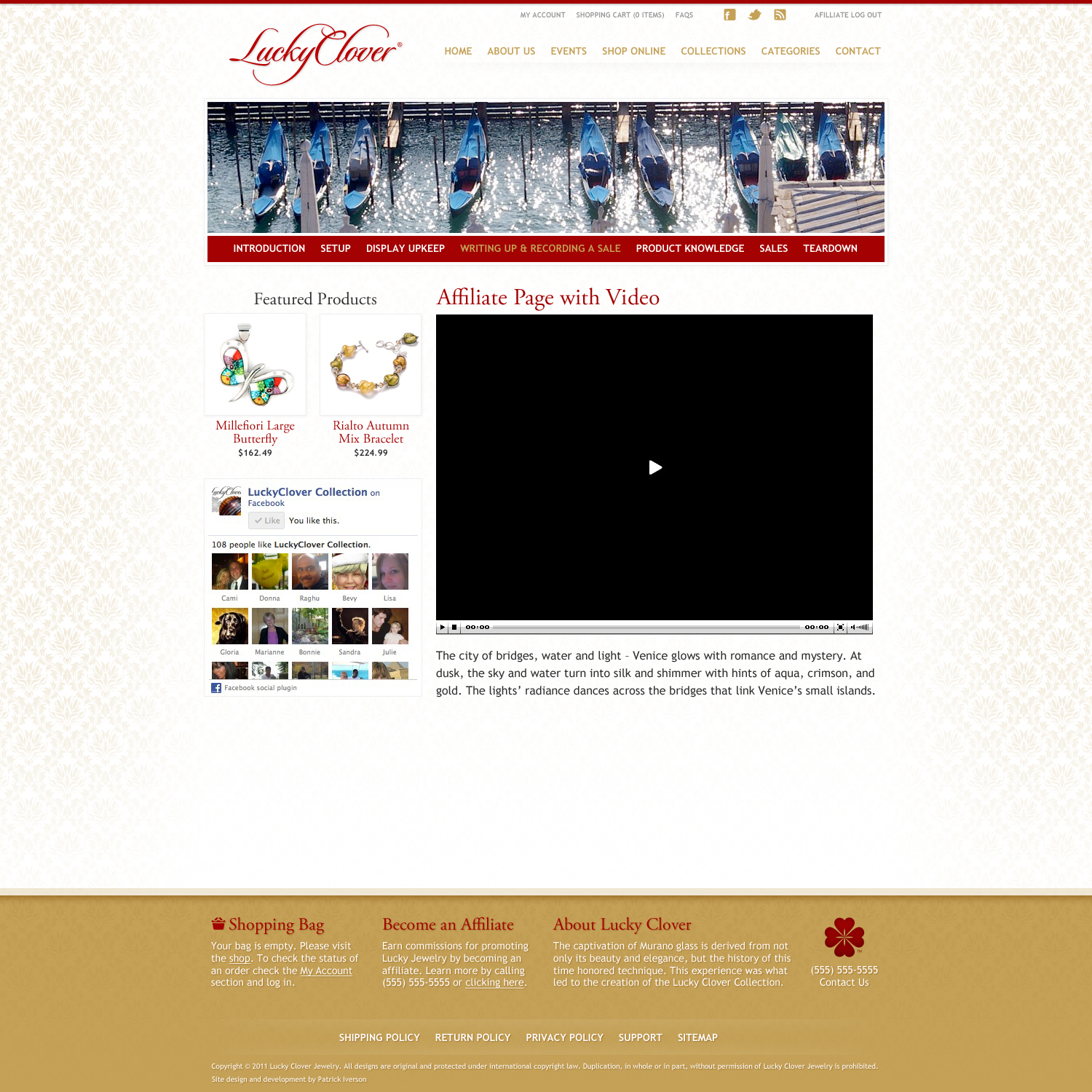 Affiliate Page