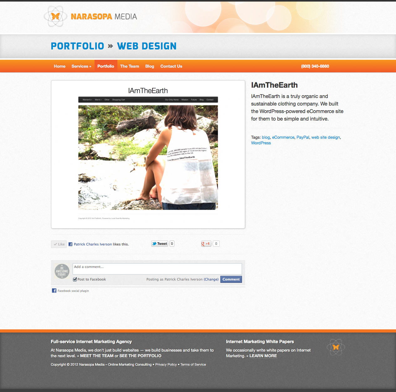 Narasopa Media Portfolio Page