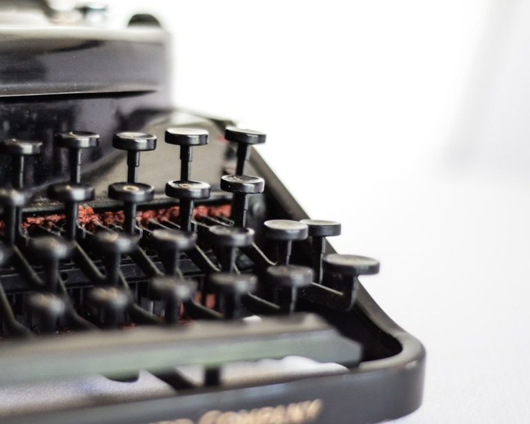 Antique typewriter