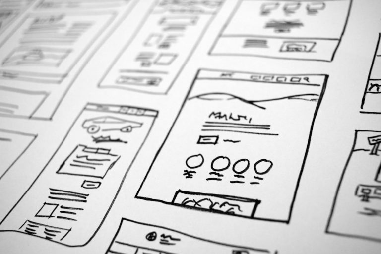 Website layout doodles.