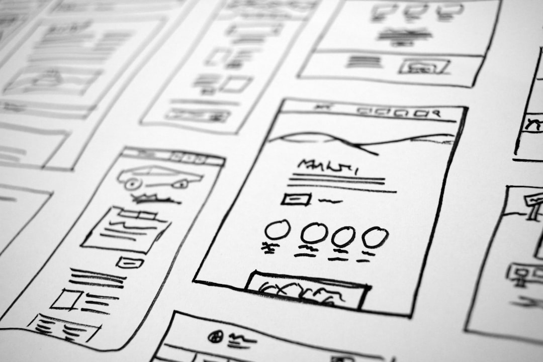 Website layout doodles.